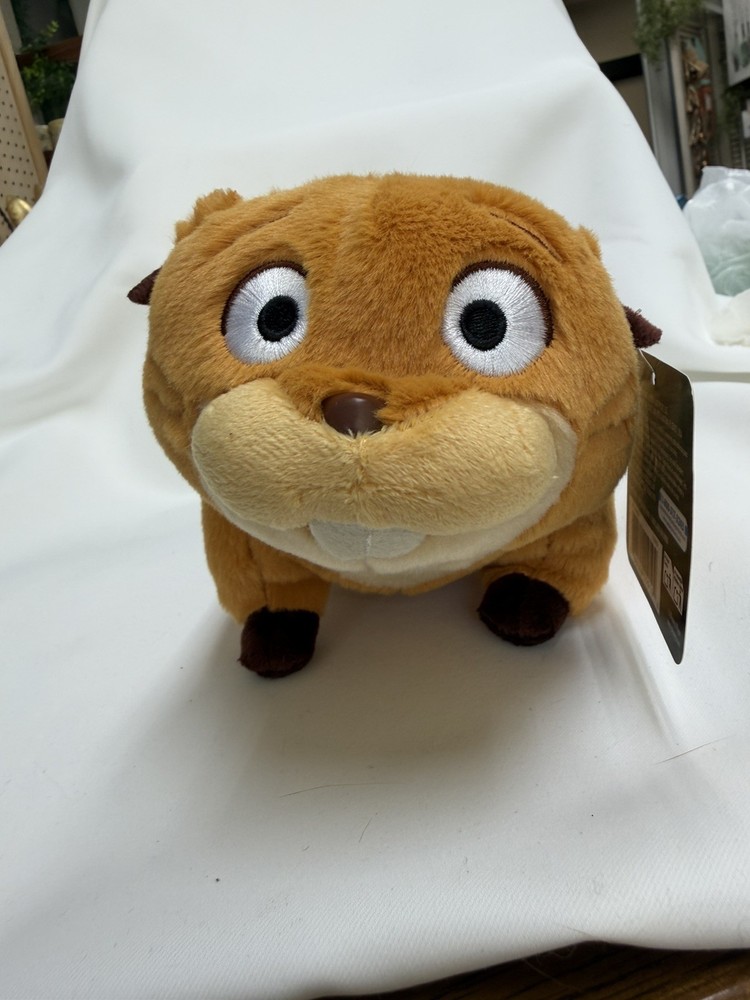 Disney Pixar Hoppers Mabel Beaver Plush Just Play NWT Stuffed Animal