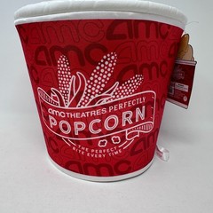 Kidrobot Yummy World Popcorn Bucket Plush AMC Red Food Pail 10″ with TAG READ
