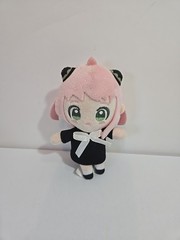 Fukuya Spy x Family Anya Plush Doll Pink Hair Green Eyes 5″