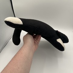 Rare Crown Crafts 16″ Pillow Buddies Pal Jr Cat Kitty Black White Vintage 90s