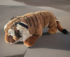Toys R Us FAO Schwarz 2015 Realistic Plush Bengal Tiger Stuffed Animal
