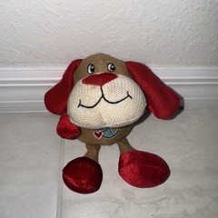 Dan Dee Peace Puppy Dog Hearts Knit 7″ Stuffed Animal Plush