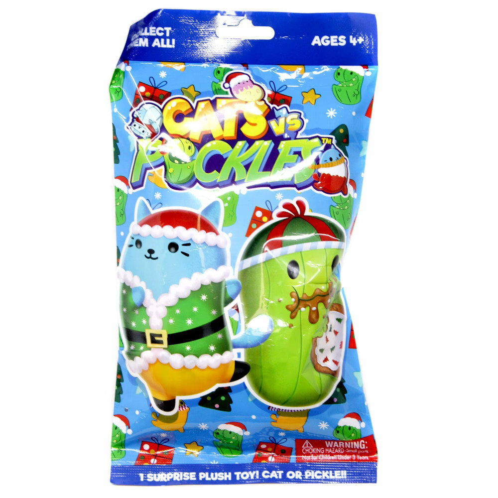 Cats Vs. Pickles Surprise Plush Holiday Mystery Pack
