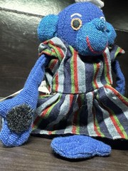 Eco Toys Monkey 8” Hand Woven 100% Natural Barbara Sansoni Australia Plush Toy A