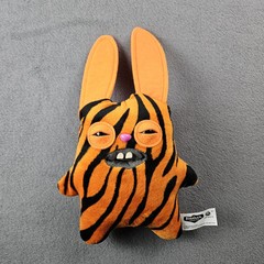 Fuggler Plush Creepy Teeth Funny Ugly Monster Orange Bunny