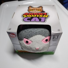 Angry Squish Cat TOM Squeeze Stretchy Squish Toy Fidget Sensory Anti Stress Fun