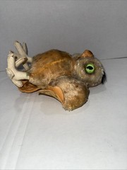 Steiff Wittie Owl Glow in the Dark Eyes Mohair Damaged Vintage