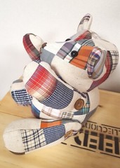 Hand-made bear Movable 25 cm tall please put it by your side by Japanese