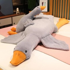 Giant Grey Swan Plush Toy 75″ Soft Goose Stuffed Animal Pillow Kids Adults Gift