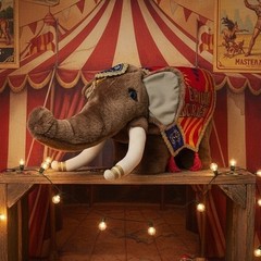 Ringling Bros Barnum & Bailey Circus 137th Edition Elephant Plush Brown Stuffed