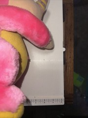 The Wuzzles RHINOKEY Hasbro Softies Plush Pink Yellow Rhino Monkey 1984 Disney