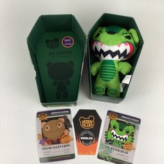 Deddy Bears Ex-Stink Series 5 Collectible Plush Stuffed Animal 5″ Toy Coffin