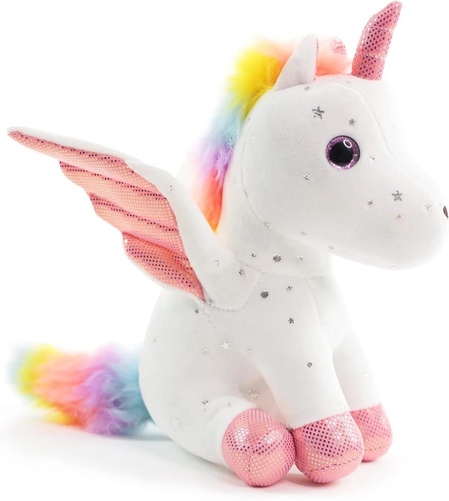 Sew Butiful 8″ Unicorn Stuffed Animal – Cute Plush Toy Gift for 3-8 Years Old Gi