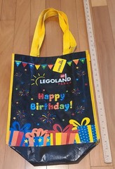 LEGOland California Debut 2023 Reusable Colorful Birthday Tote Bag with Tag