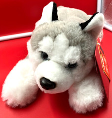 FAO Schwarz Adopt-A-Pet Husky Dog 15” Blue Eyes – NEW With Tags