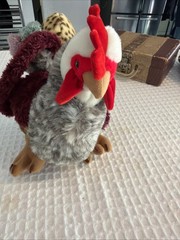 Douglas Cuddle Toy Randy Rooster Plush Stuffed Animal Farm Hen Chicken Retired