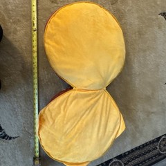 Large 3D Simulation Hamburger Pillow, Funny Plush Cheese Burger Cushion Layupvxa