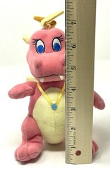 RARE Vintage 2002 DRAGON TALES Live CASSIE Dragon Stuffed Plush! Sesame Workshop