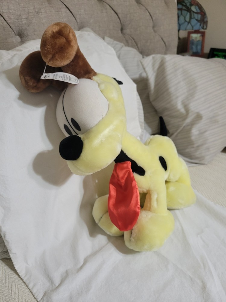 Vntg 17″ Stuffed Odie Plush