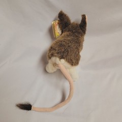 1998 Wild Republic Jerboa Tan Beige White Rodent Mouse Stuffed Animal Plush 9″