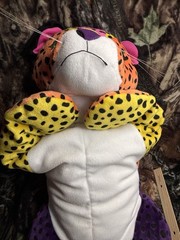 Lisa Frank Hunter Plush Rainbow Leopard Cheetah Stuffed Animal Large 24″ 1998