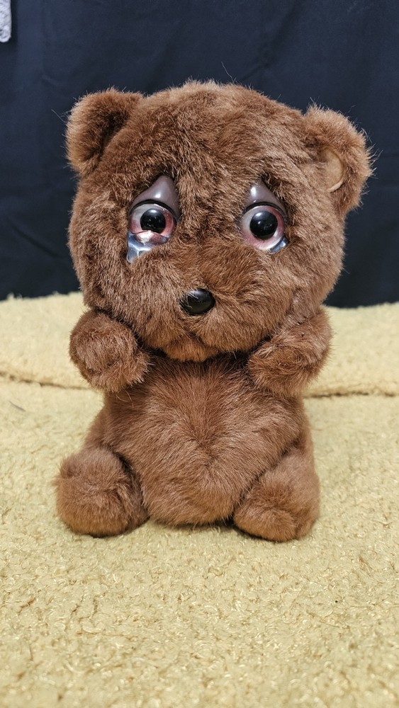 Vintage 1983 Mattel Emotions Crying Bear PH-50 Plush Tear Eyes Toy