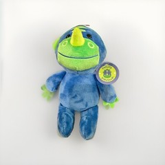 Skip Hop Dakota Dinosaur Plush Blue Green Stuffed Animal 11″ Triceratops
