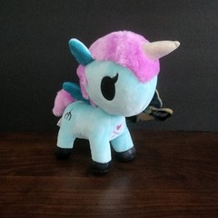 Clawee Exclusive Tokidoki 7″ Unicorn Blue/Purple Plush NWT, Aurora Clawkidoki