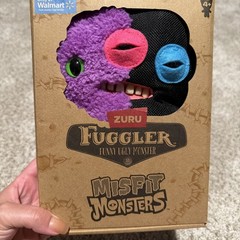 Zuru Fuggler Misfit Monsters Reeko & Alien 9″ Plush Purple Black NEW