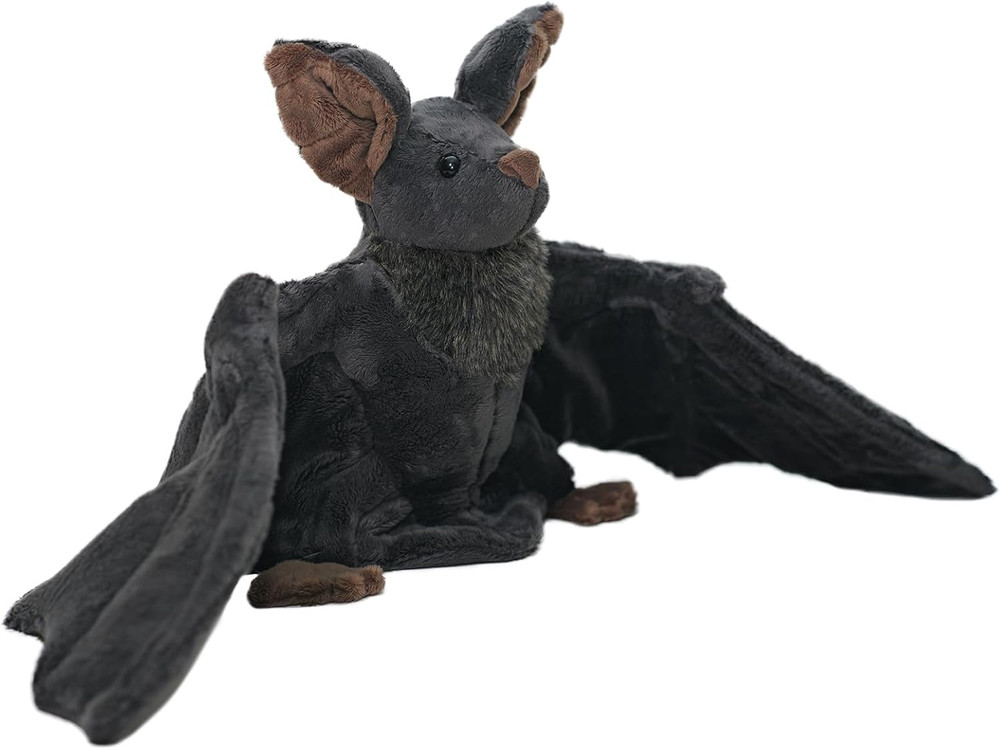 Enivtfz Large Bat Plush Toys, Creepy Goth Lifelike Bats Plushie Dolls, Soft Hugg