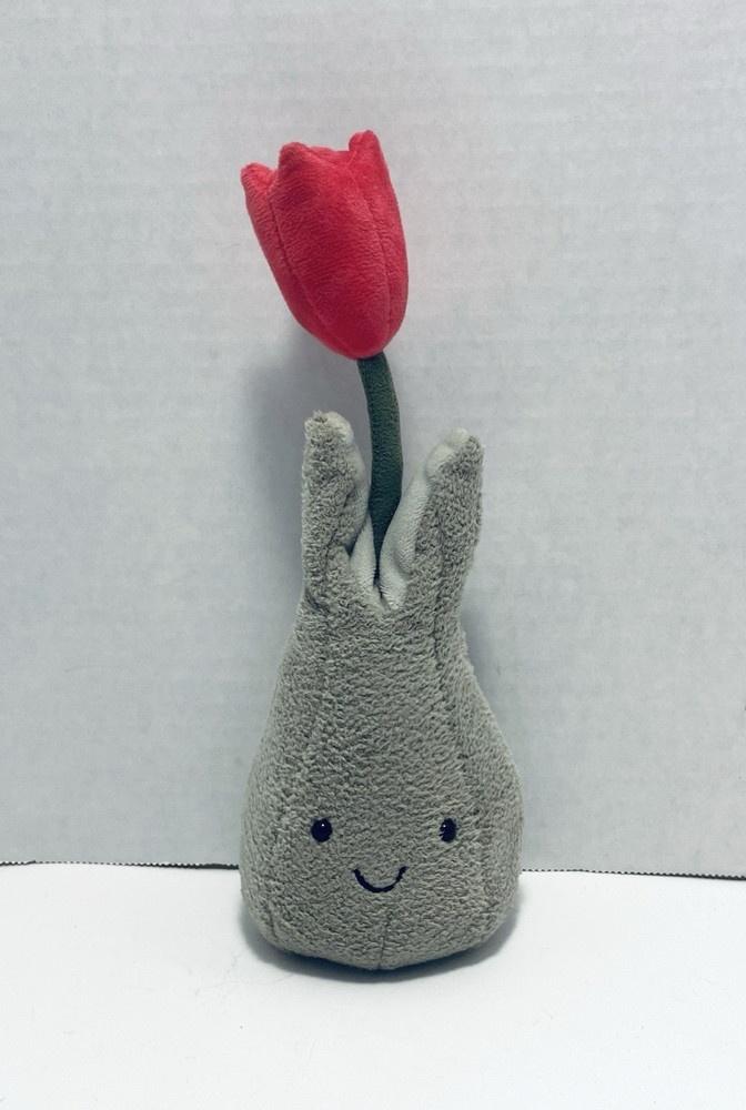 Jellycat London Sweet Sproutling Fuchsia Pink Single Tulip Plush Toy 9″ Flower