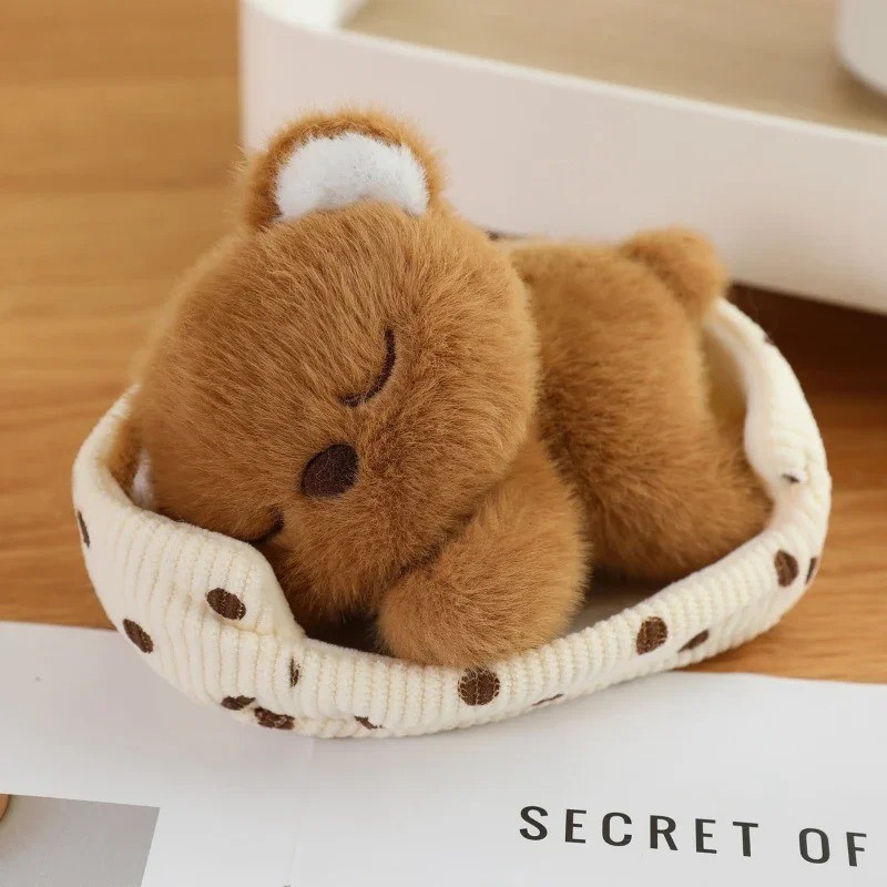 Sleeping Baby Bear 5 Inch Stuffed Animal Plush Toys Toddler Dolls Kids Gifts