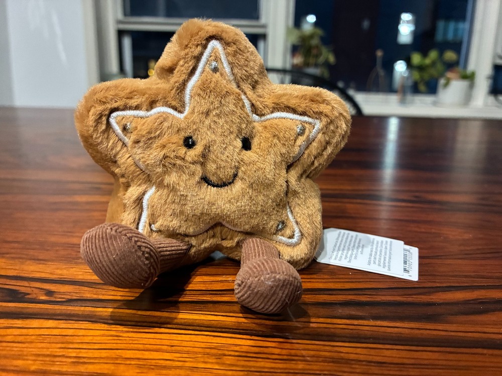 Jellycat Amuseable Star Cookie New with Tags A6GSC