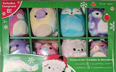 Squishmallows Fantasy Collection 2023 Christmas Ornaments 4″ 8 Piece Boxed Set