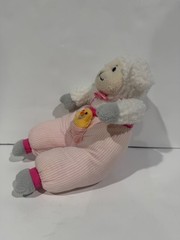 Applause Vtg Little Baa Peep Sheep Duck Pink Pocket Plush Stuffed Animal Spring
