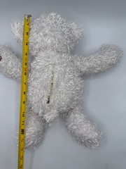 Cepia Glo-E Bear 14” White Color Kinetics Light-Up Plush Toy Works Shaggy