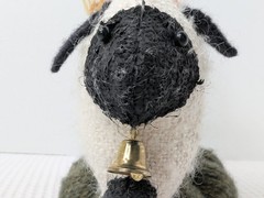 The Sheep Jumped Over The Pumpkin Plush Decor Soft Body Hard Plastic Nose & Feet