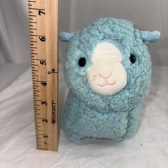 2018 Animal Adventure 7″ Llama Alpaca Plush Blue Stuffed Animal Soft Toy