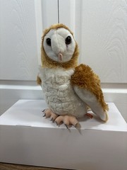 Wild Republic 11” Barn Owl Plush Stuffed Animal Realistic Woodland Toy
