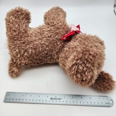 Walmart Brown Puppy Love Dog Plush Stuffed Animal 12″ Heart Bow Terrier 317886