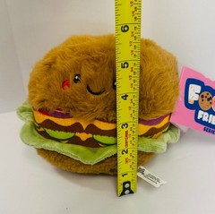 Toy Factory Collectible Foodie Friends Series 2 Sammy Hamburger 6″ Stuffed Plush