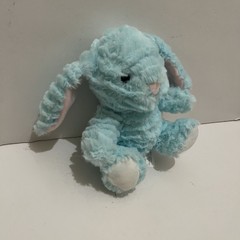 Hobby Lobby Blue Plush 6″ Bunny Rabbit Stuffed Animal Pink Ears Soft Easter Toy