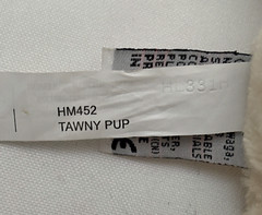 Tawny Pup Tan Brown White HM452 Ganz Webkinz Plush 10″ Lovey Toy No Code