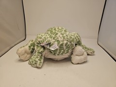 Ganz Webkinz HM142 Spotted Frog Green Plush Toy Stuffed Animal Preowned