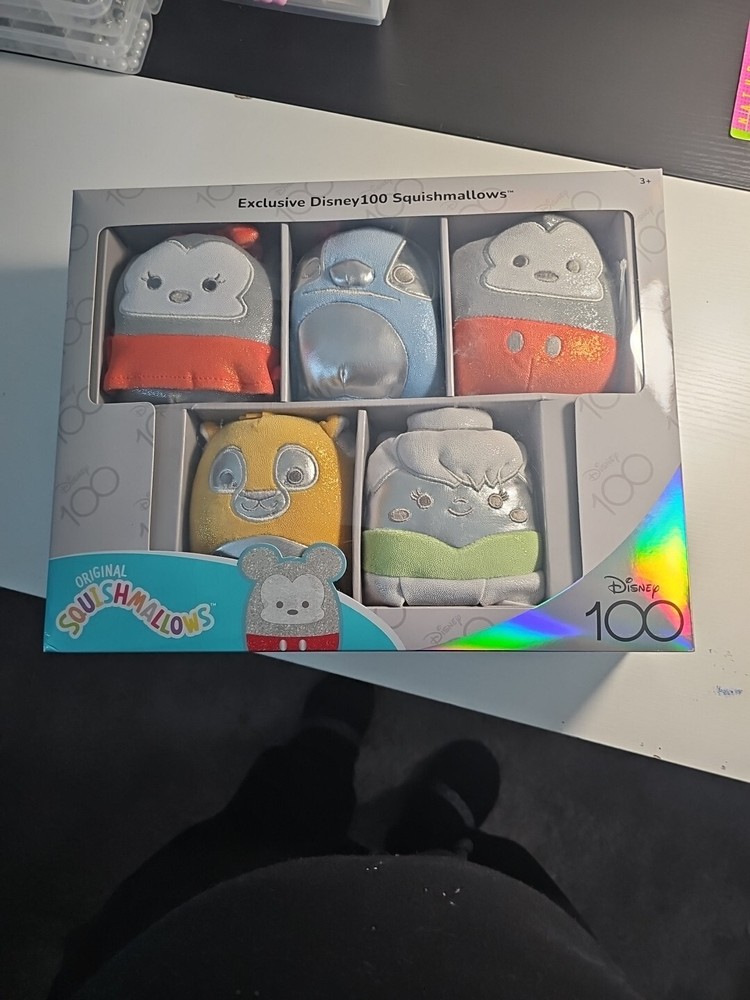 Squishmallows Disney 100 – 5pk Box Set