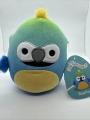 New With Tags Baptiste the Parrot 5″ Squishmallow S5 #2051 Retired