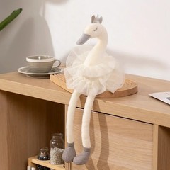 Swan White 16 Inch Stuffed Animal Plush Toys Toddler Dolls Kids Gifts
