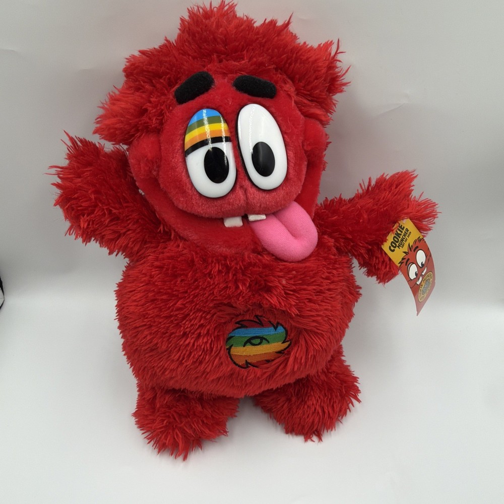 The Cookie Muncher Teddy Soft Toy 12″ 34cm Red Plush New Zealand New W/ Tags