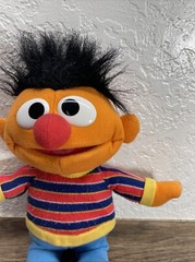Vintage 2001 Fisher Price Sesame Street Ernie Plush Doll 12″ KG JD