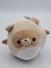 Round 1 Mochi Plush Dog Bear. Soft Plush Ball Cute BRAND NEW! Japanese Kawaii
